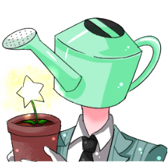 [LINEスタンプ] 雨野さんの彼女。 
