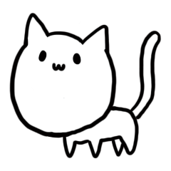 [LINEスタンプ] まったり ねこ 