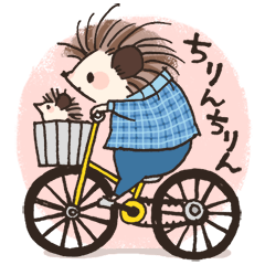 [LINEスタンプ] ハリネズミのわさびさん 