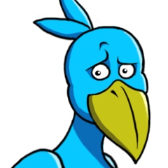[LINEスタンプ] ハシビロコウさんは意外と表情豊か 