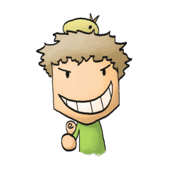 [LINEスタンプ] Boy ＆ Bird Friend 
