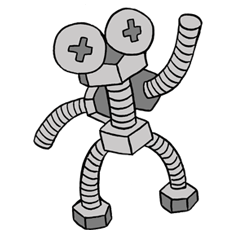 [LINEスタンプ] ボルトマン 栗木栗バージョン 