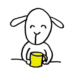 [LINEスタンプ] 子やぎかな？うさぎかな？ 