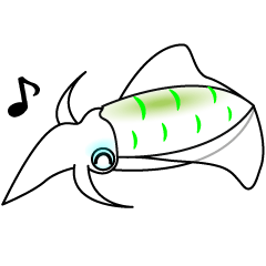 [LINEスタンプ] アオリイカお魚スタンプ 