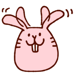 [LINEスタンプ] からふるうさぎ 