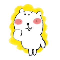 [LINEスタンプ] 敬語なしろくまさん 