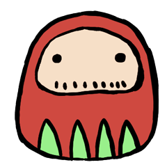 [LINEスタンプ] だるるまちゃん 
