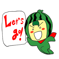 [LINEスタンプ] スイカーマン2！ 