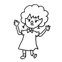 [LINEスタンプ] Happy Tomiko 