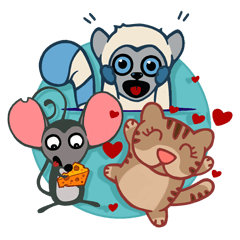 [LINEスタンプ] adorable friends 