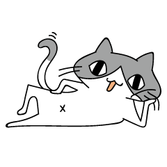[LINEスタンプ] 自由猫 