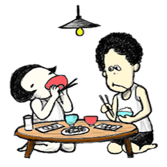 [LINEスタンプ] にいちゃんとアタシ 