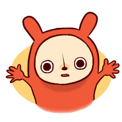 [LINEスタンプ] ニュアンススタンプ【うさんこ・レッド】 fetchpriority=high