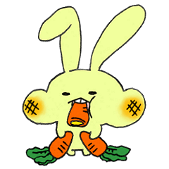 [LINEスタンプ] めろんぱんうさぎ 