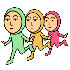 [LINEスタンプ] ゆるカワ戦隊ヒーロー 全身タイツマン2 fetchpriority=high