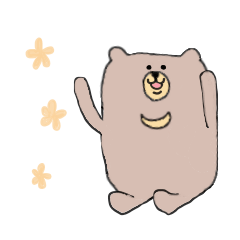 [LINEスタンプ] やさしいくまさん 