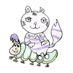 [LINEスタンプ] チェシャ猫 