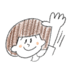 [LINEスタンプ] キノコカットの女の子 