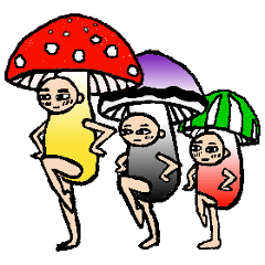 [LINEスタンプ] キノコ劇団 