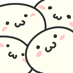 [LINEスタンプ] まんじゅうですお 