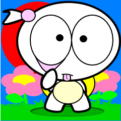 [LINEスタンプ] 小さなプリンセス亀子ちゃん fetchpriority=high