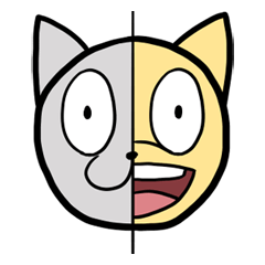 [LINEスタンプ] 犬なの？ネコなの？ 