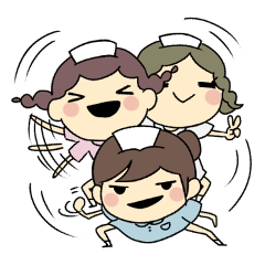 [LINEスタンプ] 気になるアイツシリーズ ナース★さん 