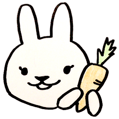 [LINEスタンプ] うさぎのマーロット 