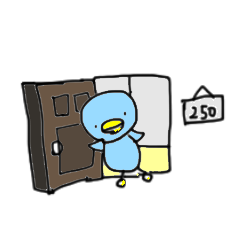 [LINEスタンプ] 205号室のニコ