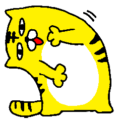 [LINEスタンプ] トラになりたかったネコ 