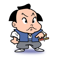 [LINEスタンプ] サムライくん 