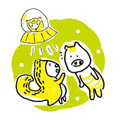 [LINEスタンプ] HAPPY ANIMAL  LIFE 