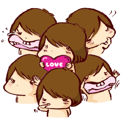 [LINEスタンプ] ほのぼのあきぱん 