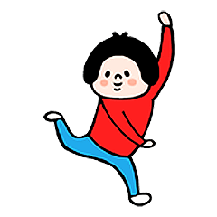 [LINEスタンプ] がまぐち頭のがまぐちゃん 