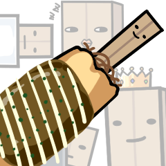 [LINEスタンプ] やさぐれ割り箸 
