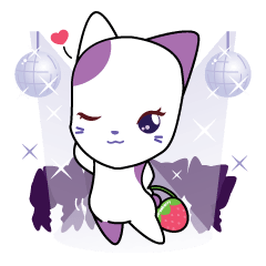 [LINEスタンプ] Strawberryショッピングの女の子 