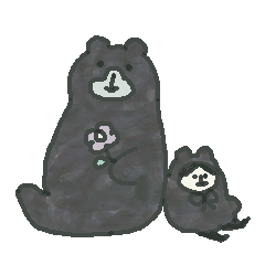 [LINEスタンプ] くまのおやこ fetchpriority=high