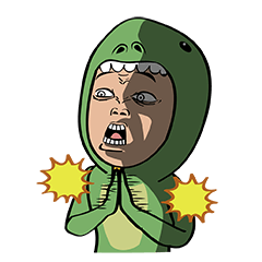 [LINEスタンプ] He-re,the playboy(eng) 