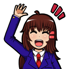 [LINEスタンプ] ヘアピンちゃん 