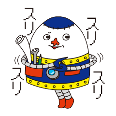 [LINEスタンプ] 太鼓持ちロボ 