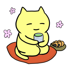 [LINEスタンプ] ぽっちゃりにゃんこの楽しい毎日 