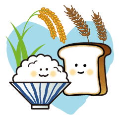 [LINEスタンプ] 愛すべき炭水化物たち 