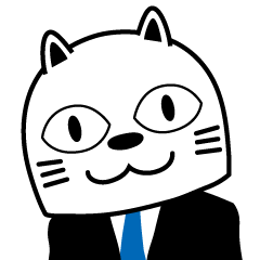 [LINEスタンプ] となりの猫山係長 