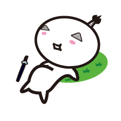 [LINEスタンプ] もち太郎【武士Ver.】 