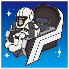 [LINEスタンプ] 宇宙世紀スペースモンキーズ 