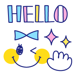 [LINEスタンプ] シャーベットカラーな表情 