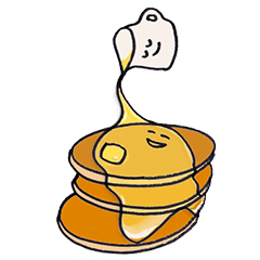 [LINEスタンプ] パンケーキ＆シロップ 