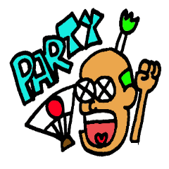 [LINEスタンプ] パーティージャパニーズサムライ 
