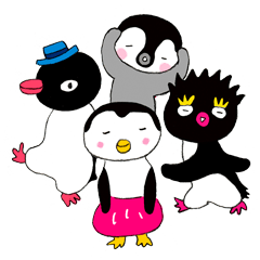 [LINEスタンプ] ぺんぎんハート 