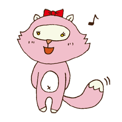 [LINEスタンプ] たぬたぬ（女の子バージョン） 